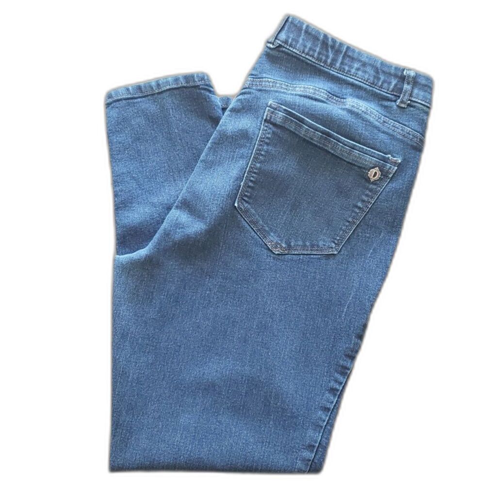 Democracy - "Ab" Solution - Mid Rise Jean - Dark Wash Blue Base Quartz - Size 12 - Picture 3 of 8
